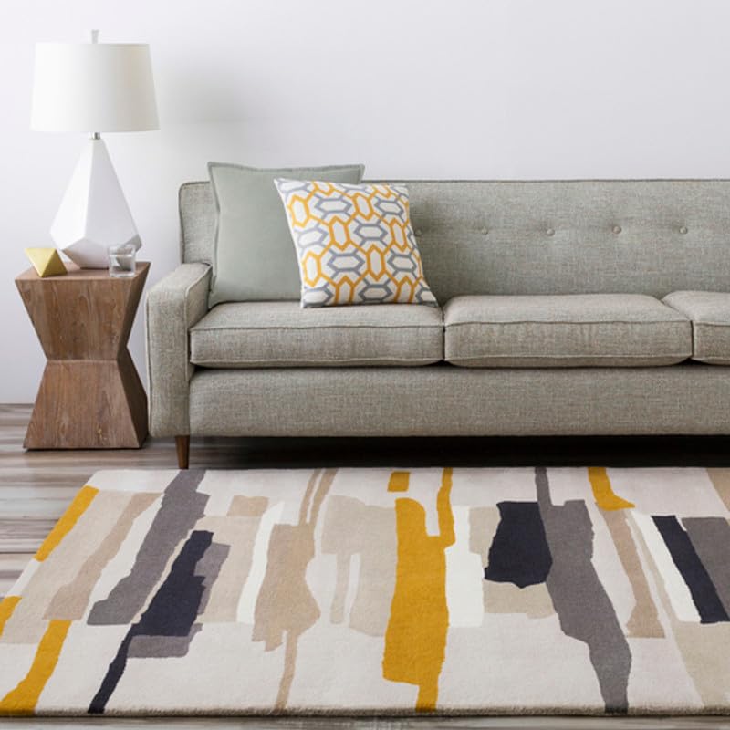 ZORA CARPET Multicolor Handmade Tuffted Blended Pure Woollen Carpet for Living ...