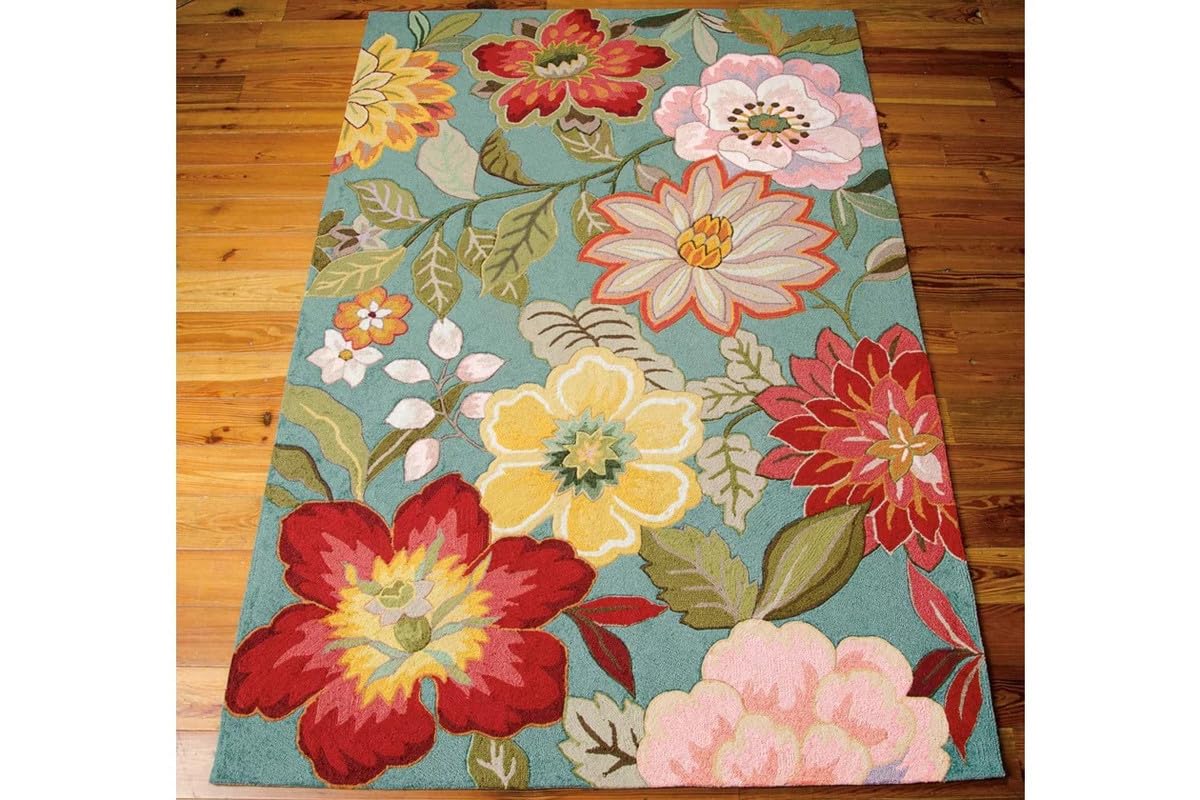 ZORA CARPET Multi 11 Handmade Tuffted Blended Pure Woollen Carpet for Living Ro...